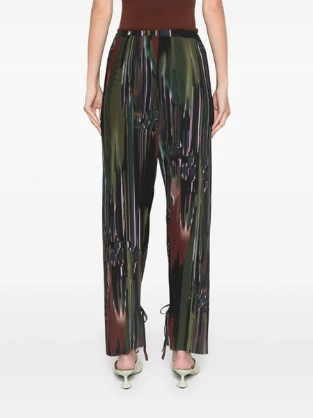 KNIGHT PLISSE PANTS - DARK TETRIS DRIPS