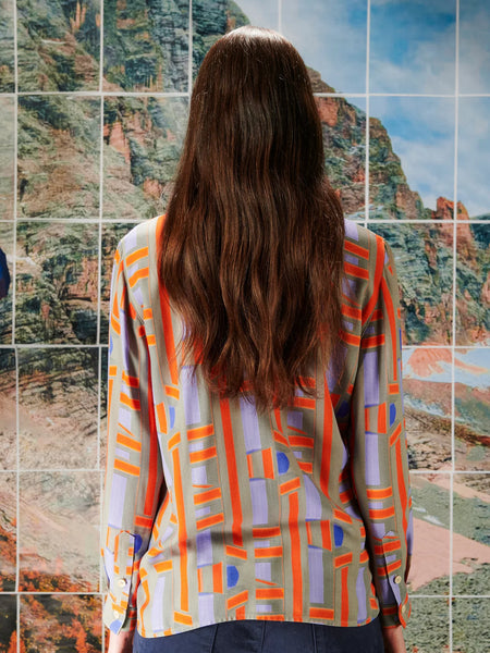 String Shirt - Painted Stripes