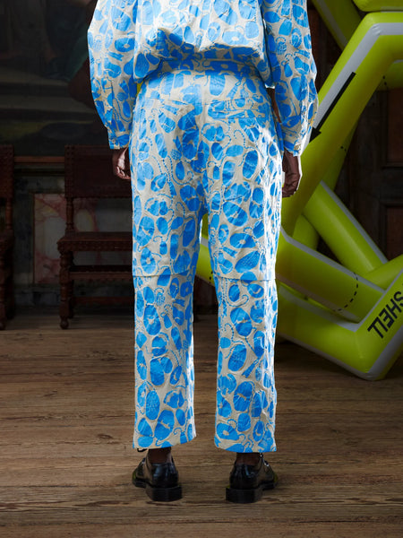 Drawstring Pants - Ecru Amulets