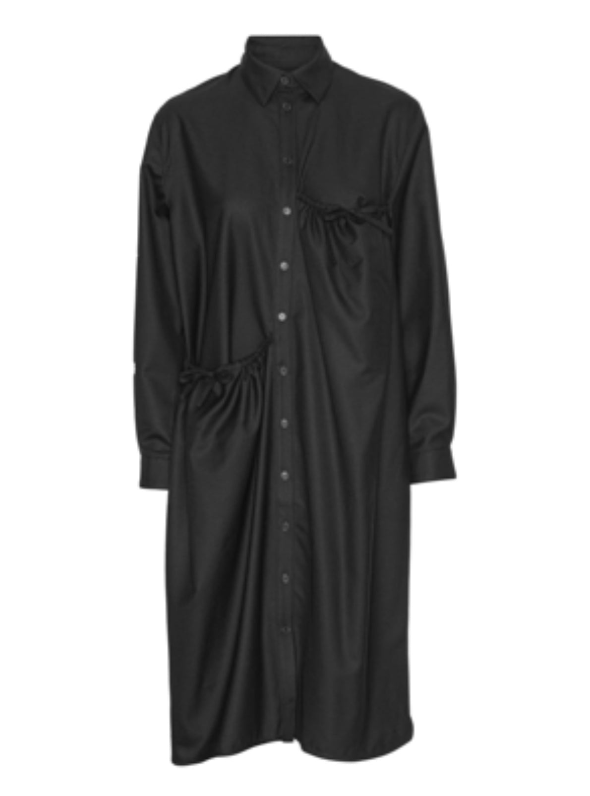 String Dress - Tropical Black