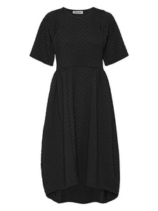 Very Easy Dress - Black Bubbles