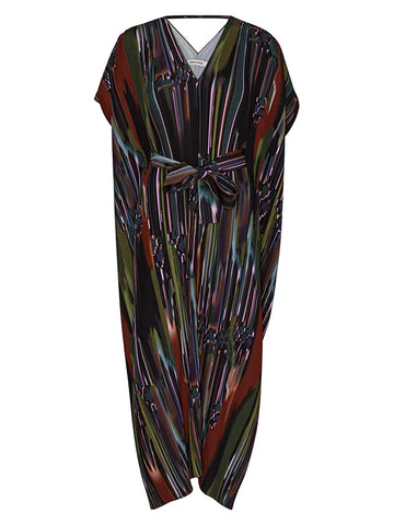 KNIGHT PLISSE KAFTAN - DARK TETRIS DRIPS