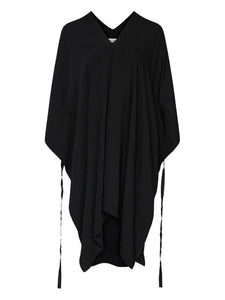 V-neck midi dress