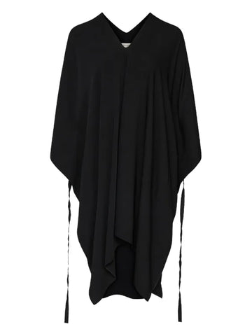 V-neck midi dress