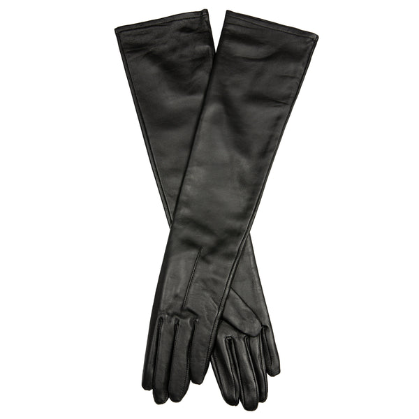 Long Leather Gloves - Multiple Colours