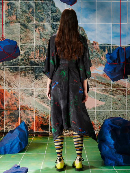 Uncut Kaftan - Dark Fireworks