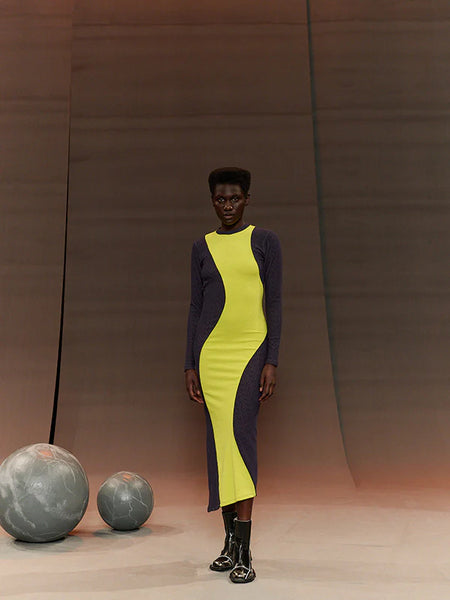 Vertigo Dress - Jersey BiColor