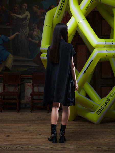 Suit Cover Dress - Black