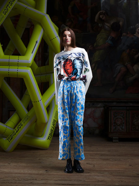 Drawstring Pants - Ecru Amulets