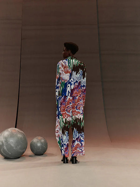 Slope Blouse - Graphic Slopes Light