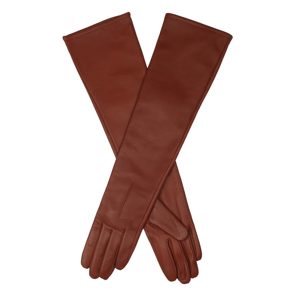 Long Leather Gloves - Multiple Colours