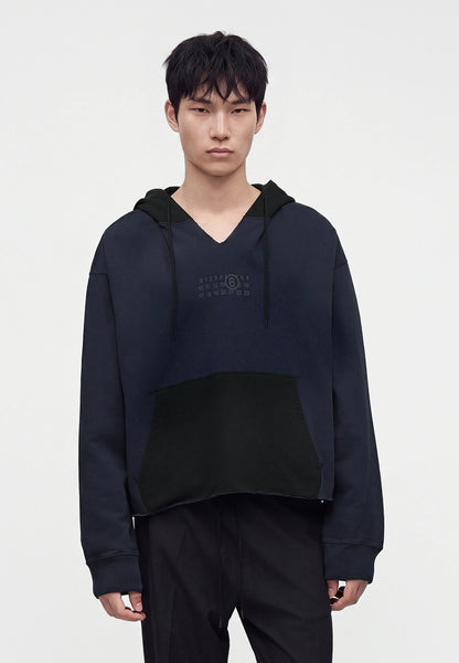 hoodie - navy/black