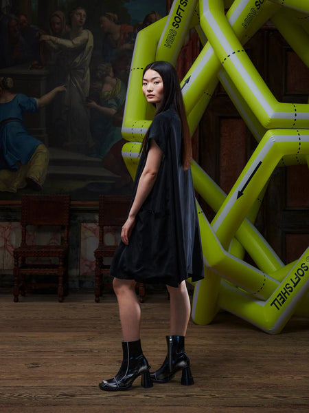 Suit Cover Dress - Black