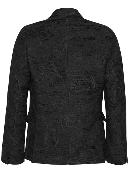 Motif Blazer - Fishes Black