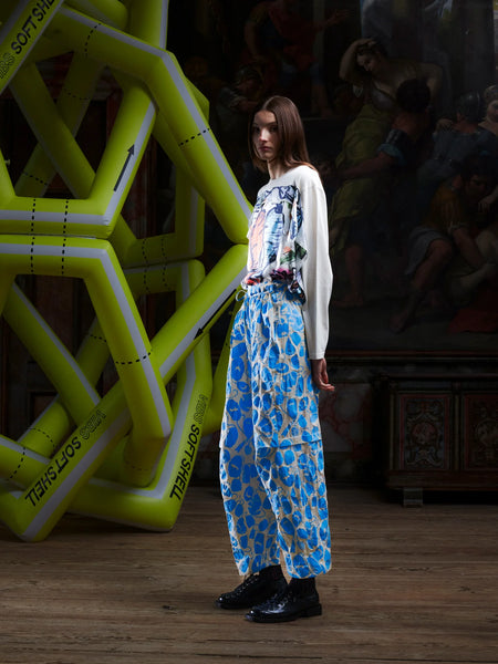 Drawstring Pants - Ecru Amulets