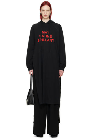 Mat Satiné Brillant Maxi Dress