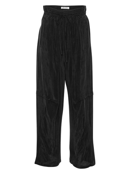 Drawstring Pants - Black Cupro