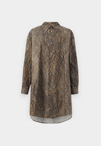 animal-print shirt/dress