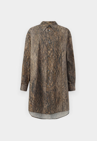 animal-print shirt/dress