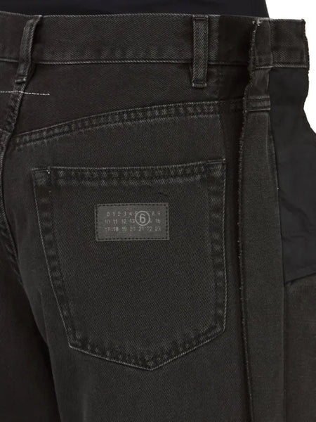 straight-leg jeans