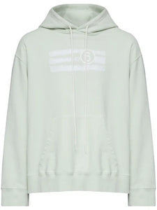 Numbers-motif hoodie