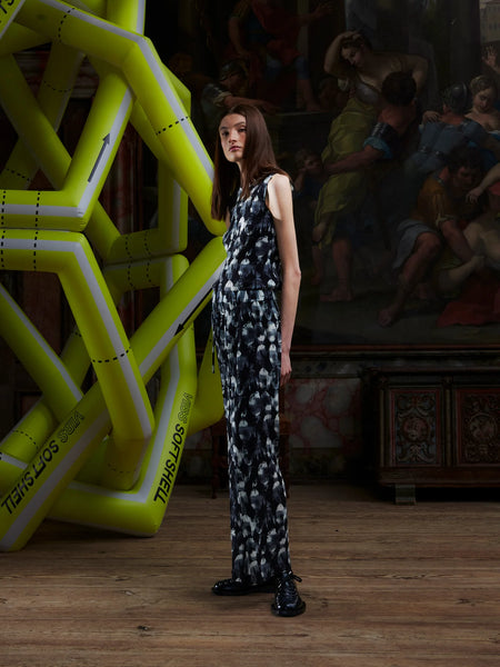 Sleeveless Plissé Top - Bursting Eggs