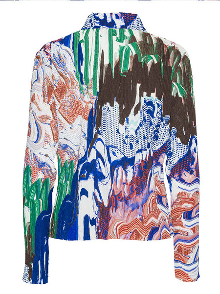 Slope Blouse - Graphic Slopes Light