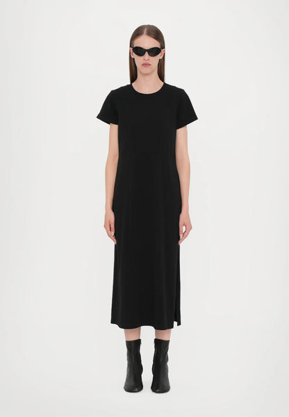 jersey midi dress