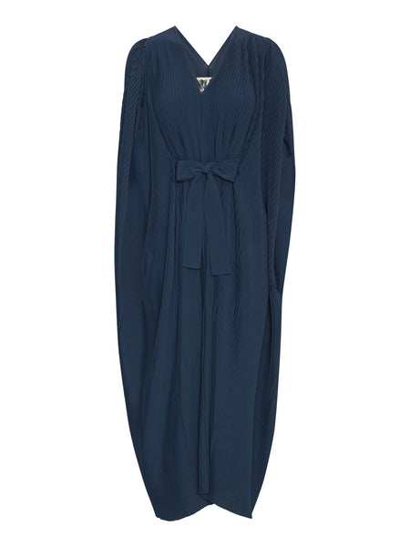 Cherry Plisse Kaftan - Dress Blues