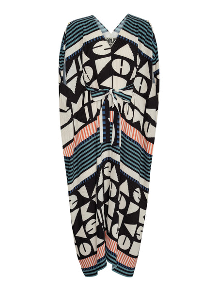 Cherry Plisse Kaftan - Vibs In Bobs
