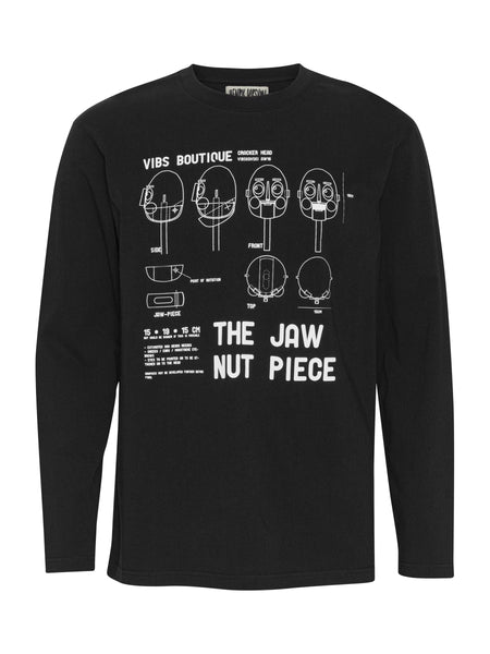 Jaw Nut Piece Tee - Black