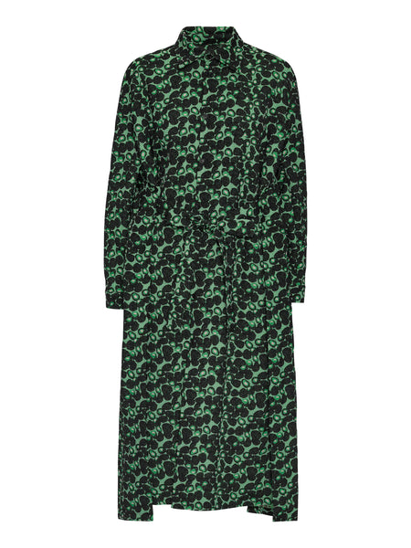 Love You Dress - Dark Green Berries
