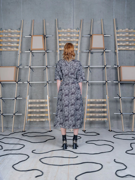 Frown Silk Dress - Jumping Gents