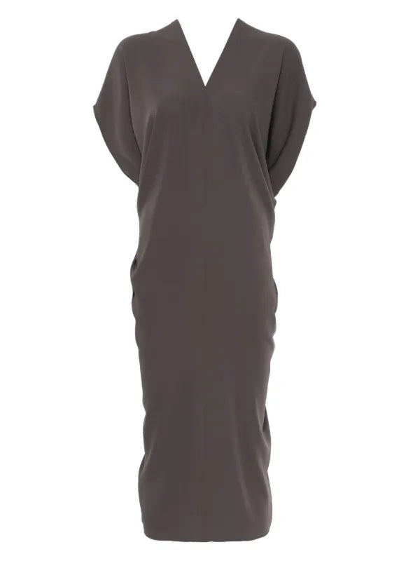 draped dress