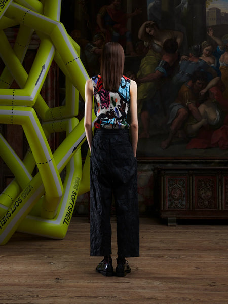 Sleeveless Plissé Top - Carrots