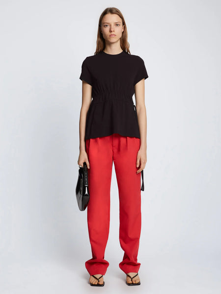 Ruched Side Tie T-Shirt