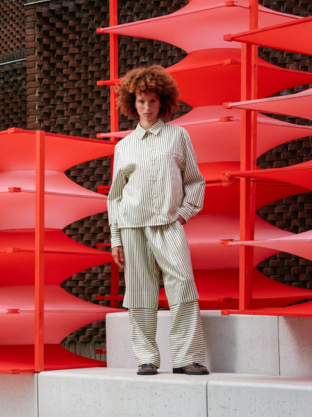 Blousse Shirt- Software Stripes