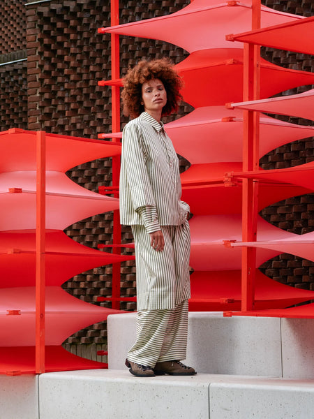 Blousse Shirt- Software Stripes