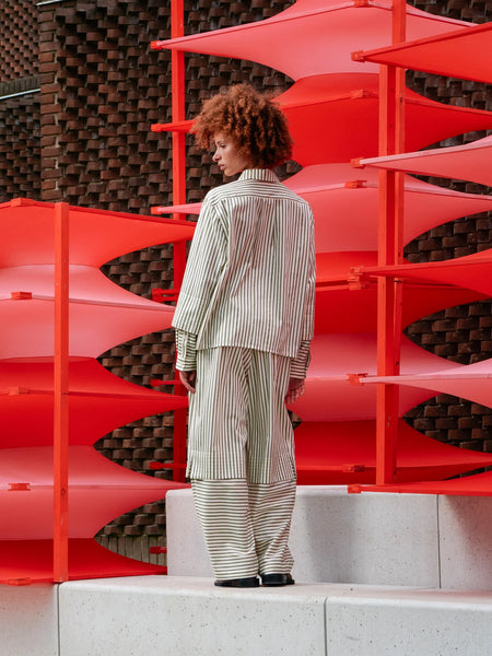 Blousse Shirt- Software Stripes