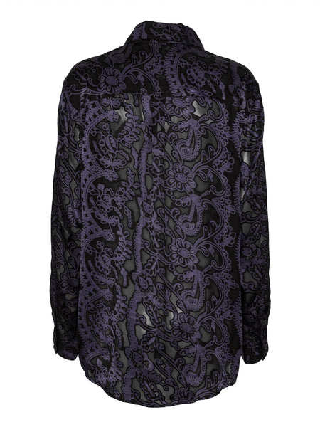 Block Shirt - Victorian Burnout