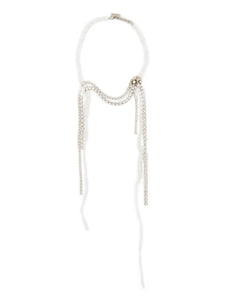 crystal and pearls necklace