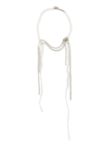 crystal and pearls necklace