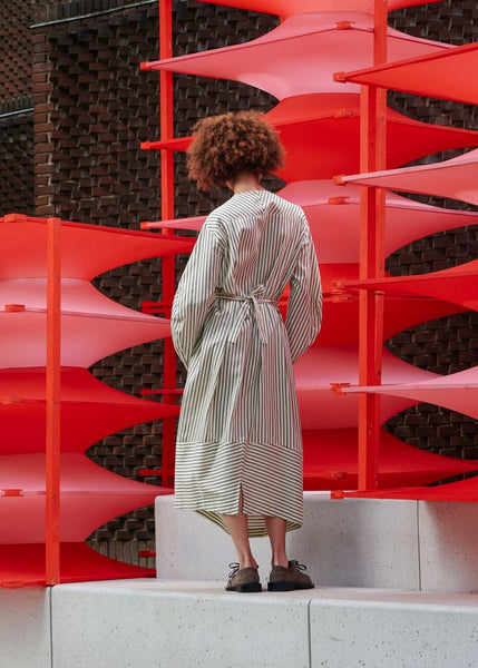 Dimness Dress - Software Stripes