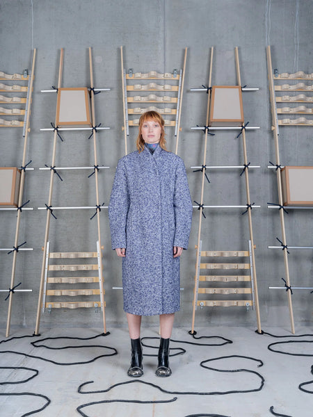 Shell Coat - Blue Pebbles