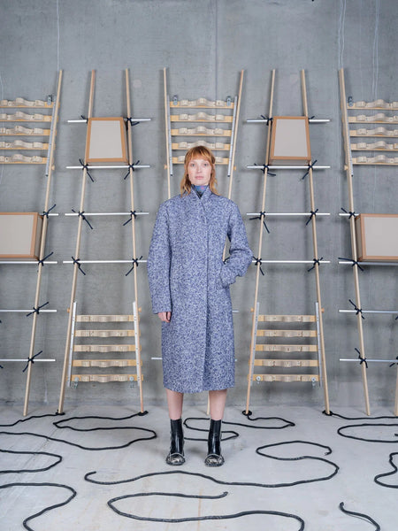 Shell Coat - Blue Pebbles