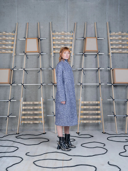 Shell Coat - Blue Pebbles