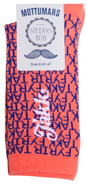 Mottumarssokkar - viðhafnarútgáfa - bleikir