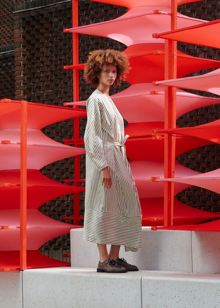 Dimness Dress - Software Stripes