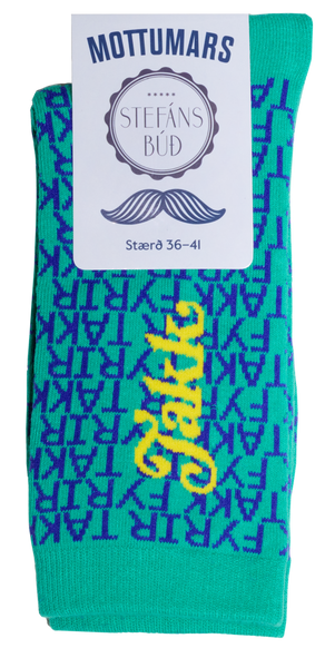 Mottumarssokkar - viðhafnarútgáfa - grænir