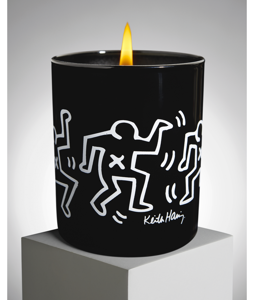 Keith HARING ”Black & White” perfumed candle